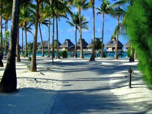 Playa en Bora Bora