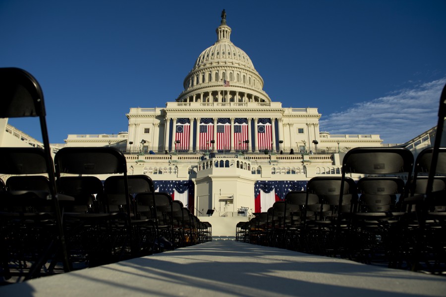 Banderas en el Capitolio de los Estados Unidos