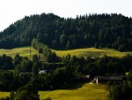Verdes colinas en Kernhof (Austria)