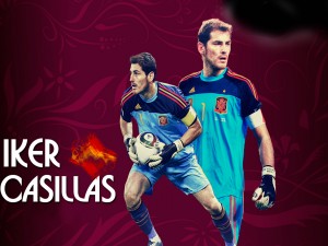 Iker Casillas con la Selección Española