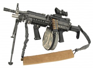 Postal: Ametralladora ligera M249