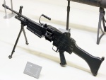 Arma militar en una exposición
