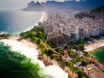 Vista panorámica de Río de Janeiro (Brasil)