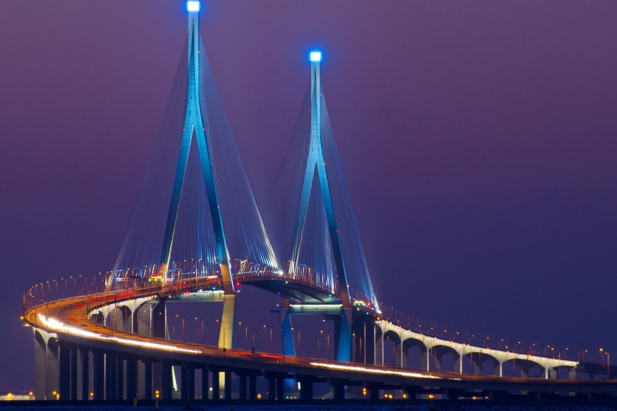 Impresionante puente en Corea del Sur