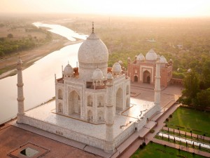 Postal: El majestuoso Taj Mahal