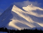 Montañas nevadas en Alaska