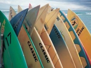Postal: Tablas de surf