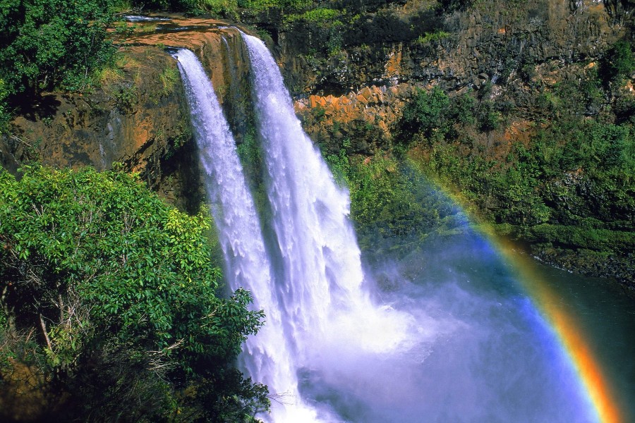 Cascadas Wailua (Kauai, Hawái)