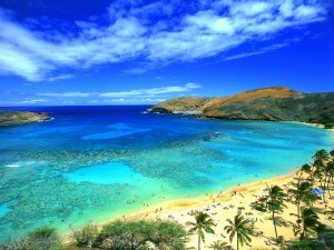 Bonita playa en Hawái