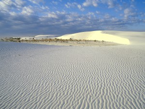 Postal: Nubes sobre el desierto