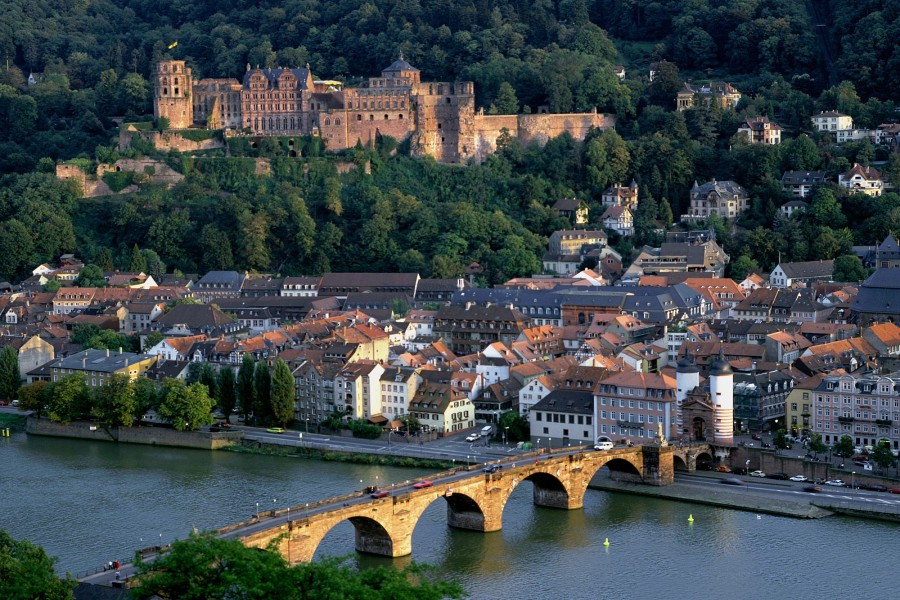 Bonita vista de Heidelberg (Alemania)
