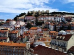 Bonita vista de Lisboa (Portugal)