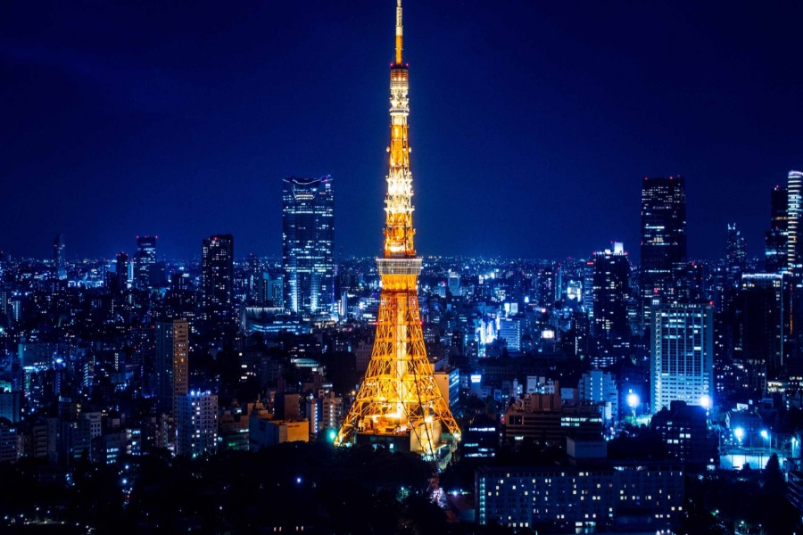Torre de Tokio en la noche