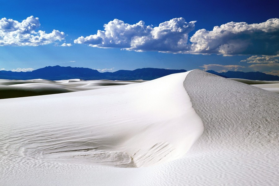 Desierto de arena blanca