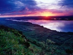 Lago Erne visto al amanecer (Irlanda)