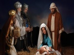 Representación del nacimiento de Jesús