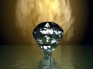 Diamante en el mar