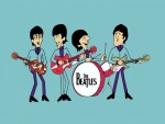 Caricaturas de "Los Beatles"