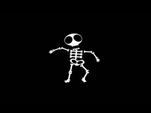 Esqueleto bailando