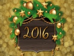 Decoración para el Año Nuevo 2016