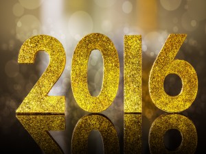 Brillante número del Nuevo Año 2016