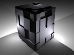 Cubo negro 3D