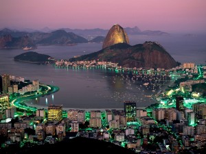 Hermosa vista de Río de Janeiro (Brasil)