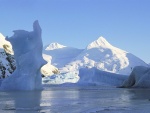 Icebergs en Portage Glacier (Alaska)