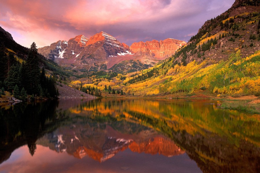 Reflejos en el lago