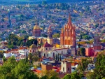 Hermosa vista de San Miguel de Allende (México)