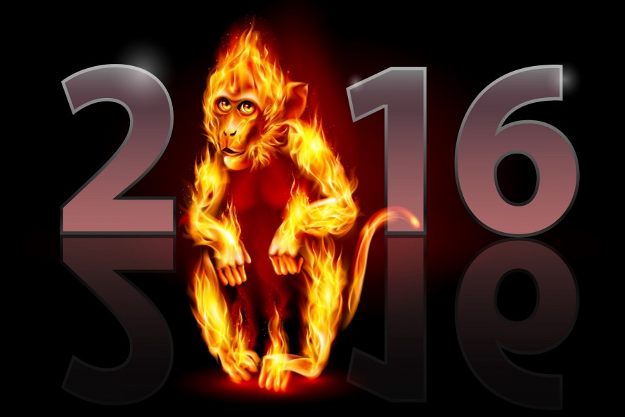 2016 es el Año del Mono Rojo de Fuego