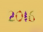 El Nuevo Año 2016 cubierto de flores