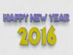 Feliz Año Nuevo 2016 en 3D