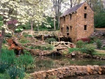 Un bonito molino de piedra (Arkansas)