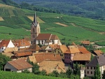 Vista de Rodern (Alsacia, Francia)