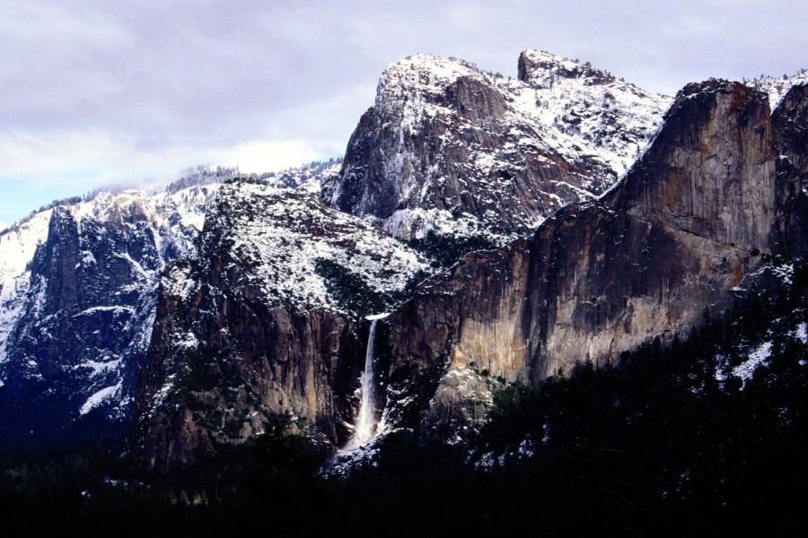 Nieve en el Parque Nacional de Yosemite