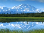 El Denali reflejado (Alaska)