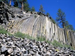 Pared de basalto (Devils Postpile National Monument, California)
