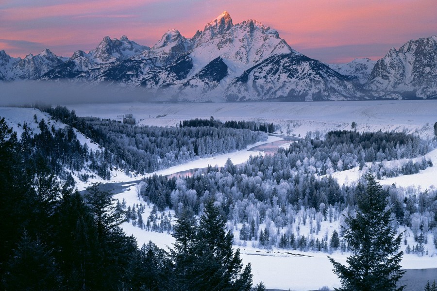 Invierno en el Parque Nacional Grand Teton