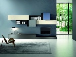 Sala de estar de diseño minimalista
