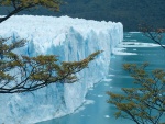 Vista de un glaciar