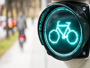 Postal: Semáforo para bicicletas