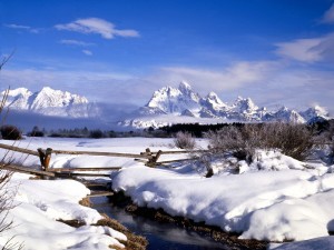 Invierno en el Parque Nacional de Grand Teton
