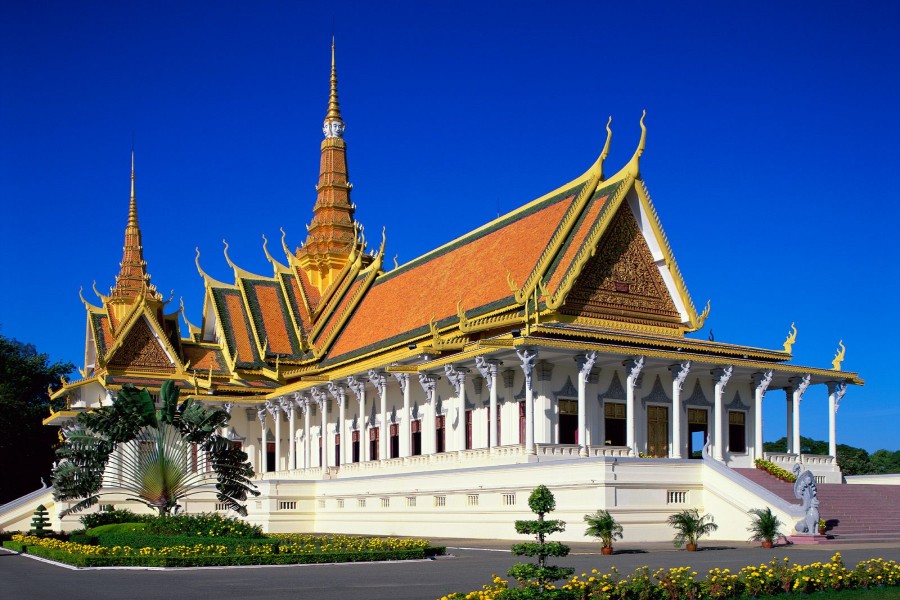 El Palacio Real de Nom Pen (Camboya)