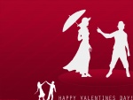 Parejas bailando en el Día de San Valentín