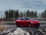Maserati de color rojo