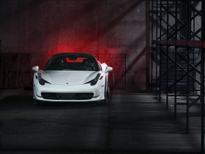 Ferrari 458 blanco