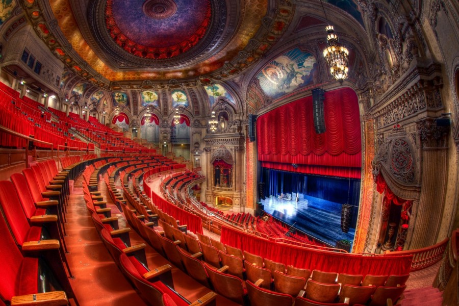 Interior de un teatro de Chicago