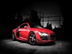 Audi R8 de color rojo