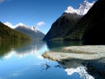 Tranquilidad en un lago de Nueva Zelanda